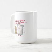 Juste Ici Pour Le Lait & Cookies Holiday Mug (Devant gauche)