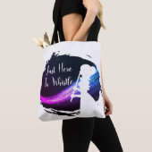 "Juste ici pour siffler" le sac fourre-tout à (De près)