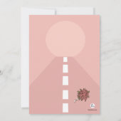 Juste invitation mariée de brunch de mariage de 2 (Dos)