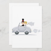 Juste invitations mariées de voiture (Devant / Derrière)