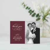 Juste Joli Carte de remerciements Mariage (Debout devant)