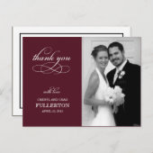 Juste Joli Carte de remerciements Mariage (Devant / Derrière)