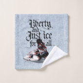Juste la glace pour tous (hockey) (Gant de toilette)