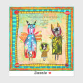 Juste Les Bons Sticker Vinyl Art (Feuille)