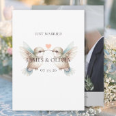 Juste marié Ajouter Faire-part Mariage photo