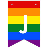 Juste Marié Arc-en-ciel Drapeau LGBT Pride Mariage (Troisième drapeau)