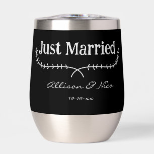 Juste marié avec un Mariage personnalisé florissan