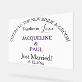 Juste Marié Dusty Violet Blanc (Angle)