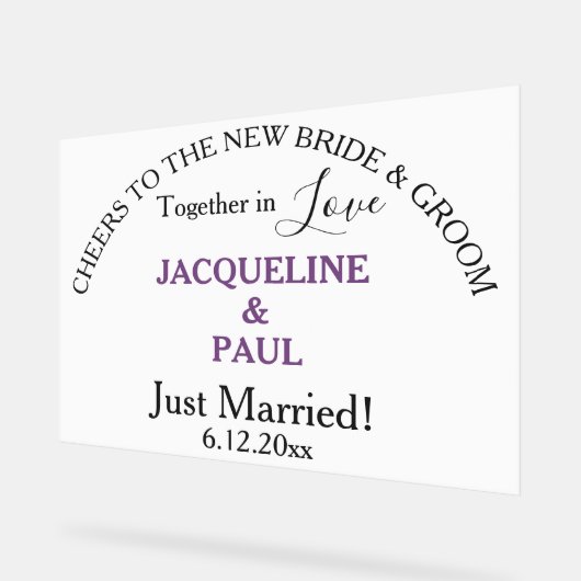 Juste Marié Dusty Violet Blanc (Angle)