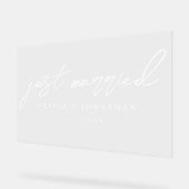 Juste marié Élégant Mariage de calligraphie (Angle)