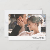 Juste marié elopement mariage photo carte code qr (Devant)