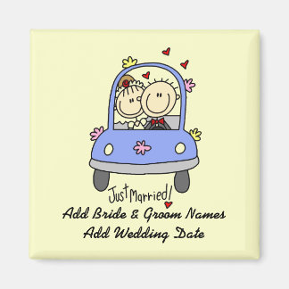 Juste Marié Magnet personnalisable