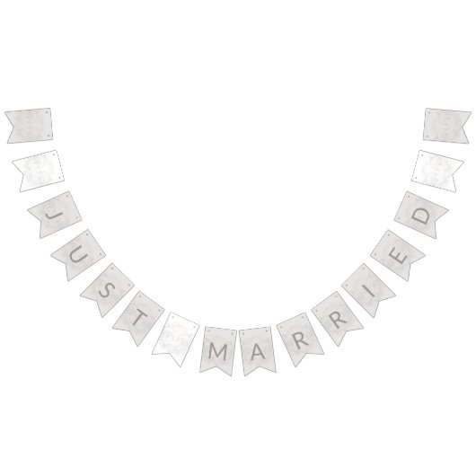 Juste Marié Mariage Buncher drapeaux Dauphin Thème (Tout)