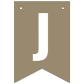 Juste Marié Neutre Beige Boho Drapeaux de Bunch (Deuxième drapeau)