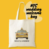 Juste marié New York mariage Sac fourre-tout
