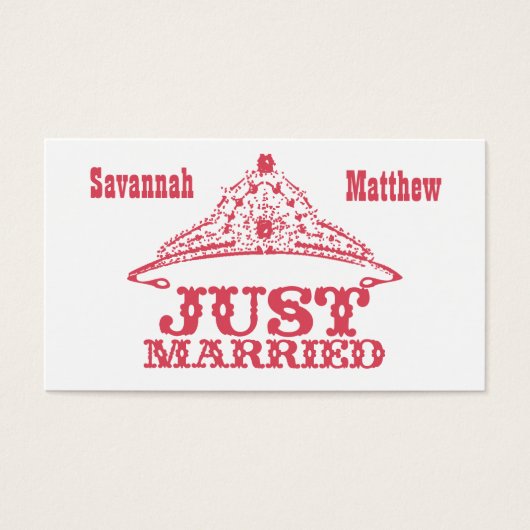 Juste marié Princesse mariée Tiara Mariages (Devant)