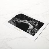 Juste marié simple photo Faire-part (Rotation)