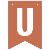 Juste Marié Terracotta Boho Drapeaux de Bunch (Troisième drapeau)