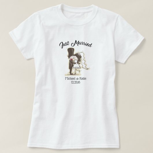 Juste marié TShirt (Design devant)