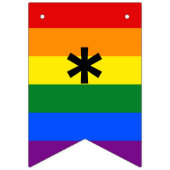 Juste noce mariée de fierté du drapeau LGBT (Premier drapeau)
