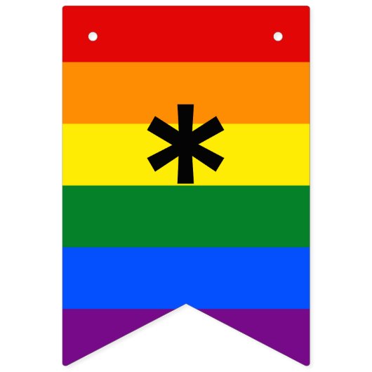 Juste noce mariée de fierté du drapeau LGBT (Premier drapeau)