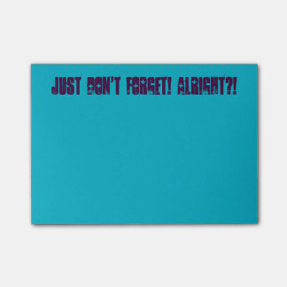 Juste n'oubliez pas ! Notes de post-it