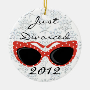 Juste ornement divorcé de Noël