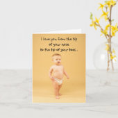 Juste parce que carte de voeux (Fleur jaune)