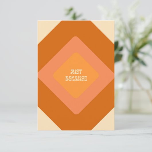 Juste parce que Cartes pour notes (Debout devant)