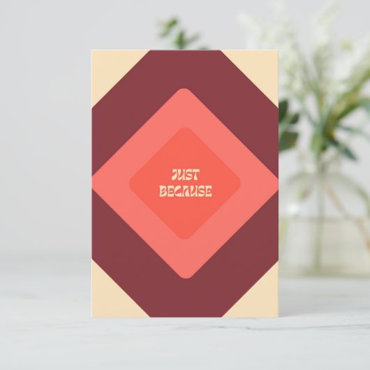 Juste parce que les Cartes pour notes à Berry (Debout devant)