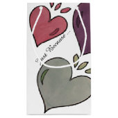 Juste Parce Que Sacs Cadeaux Coeur (Dos)