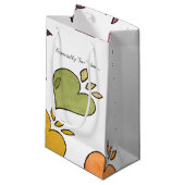 Juste Parce Que Sacs Cadeaux Coeur (Devant Angle)