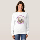 Juste Parler De Lapins Fun Bunny Sweatshirt (Devant entier)