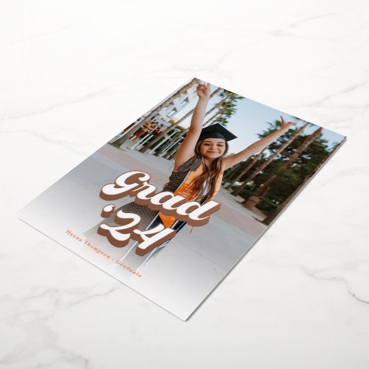 Juste Peachy Rose Gold Faire-part (Rotation)