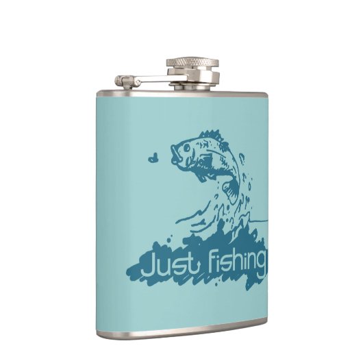 Juste pêche du flacon de hanche de l'aqua du (Droite)