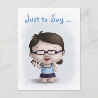 "Juste pour dire... Carte postale