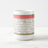 Juste pour la tasse d'aujourd'hui (Centre)