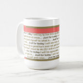 Juste pour la tasse d'aujourd'hui (Devant gauche)