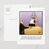 Juste Pour Rire Carte Postale Humoristique (Devant / Derrière)