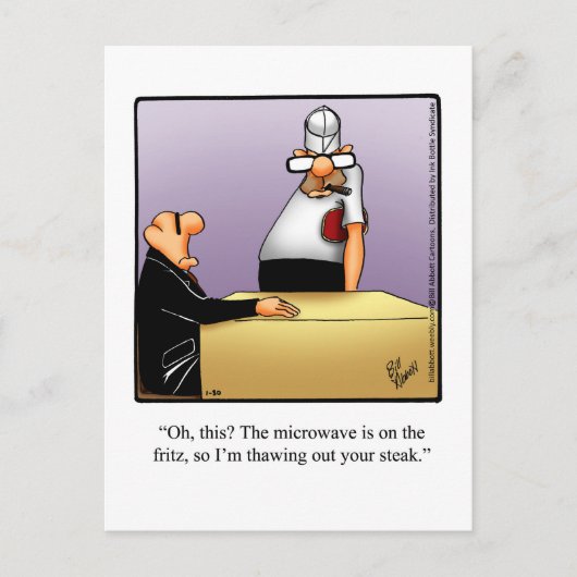 Juste Pour Rire Carte Postale Humoristique (Devant)