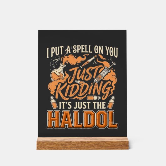 Juste pour rire Haldol Halloween Flacon de potion (Recto)