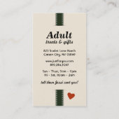 Juste pour vous Cartes de visite (Dos)