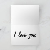 Juste pour vous - je t'aime CARTE (Intérieur)