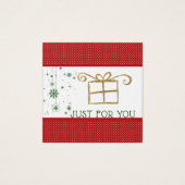 Juste Pour Vous Red Green Carte cadeau certificat (Devant)