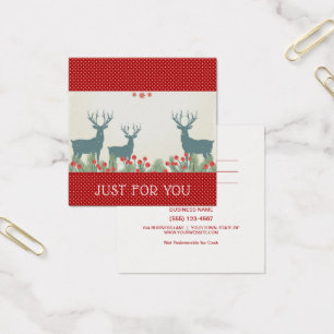 Juste pour vous Rustic Deer certificat cadeau cart
