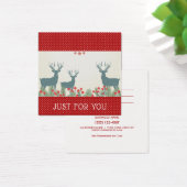 Juste pour vous Rustic Deer certificat cadeau cart (Bureau)