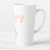 Juste profiter de la vie latte mug (Droite)