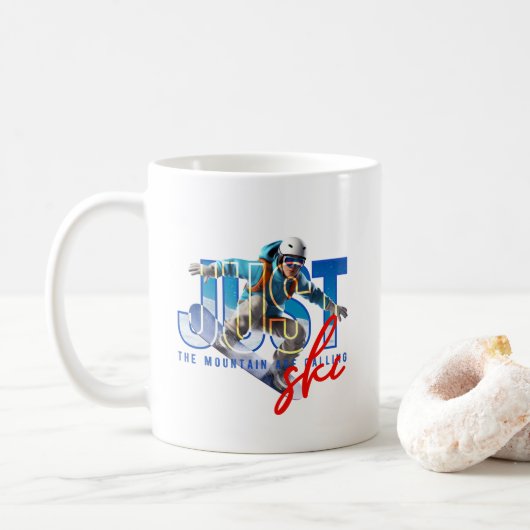 Juste Ski | 11# Mug classique (Avec donut)