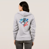 Juste Ski | Sweat - shirt à capuche à fermeture éc (Dos entier)