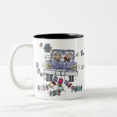 Juste tasse mariée - personnaliser (Gauche)